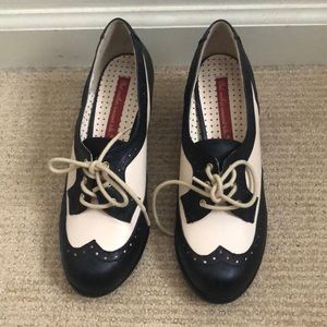 Heeled Oxfords